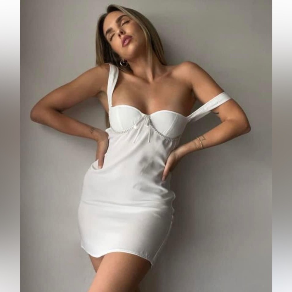 SOLD rumour brand new white & crystal dress